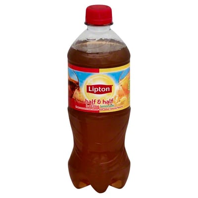 Lipton Iced Tea And Lemonade Half & Half, 16.9 Fl Oz, 12 Count, Size: 202.8 fl oz