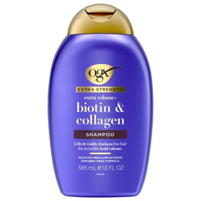 Ogx - Ogx, Extra Strength Extra Volume + Biotin & Collagen Shampoo
