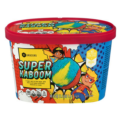 【しゅーくりーむ】 SE Grocers - SE Grocers Super Kaboom Ice Cream 48 Ounces (48