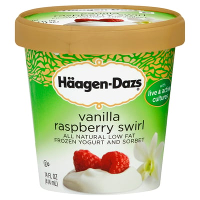Haagen Dazs - Haagen Dazs, Frozen Yogurt and Sorbet, Low Fat 