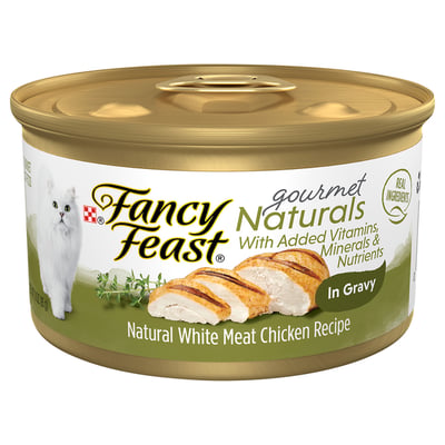 Fancy Feast - Fancy Feast, Cat Food, Gourmet, Naturals, White Meat Chicken  Recipe, In Gravy (3 count) | Shop | Weis Markets
