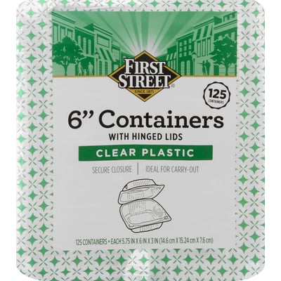 First Street - First Street, Storage Containers, Soup & Salad, Medium  Rectangle (15 count)