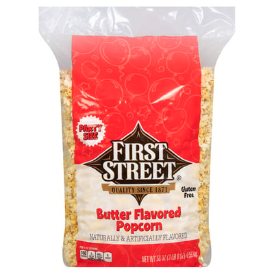 First Street - First Street, Popcorn, Butter Flavored, Party Size (56 oz)