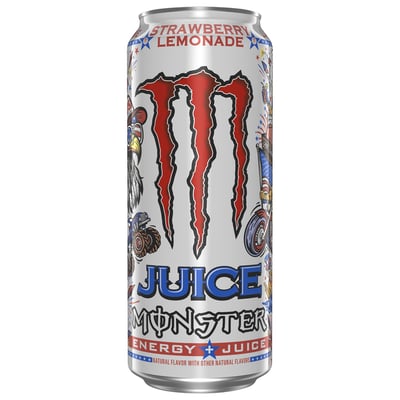l-carnitine in monster Juice Monster - Juice Monster, Strawberry Lemonade Energy Drink (16 fl oz)  | Shop