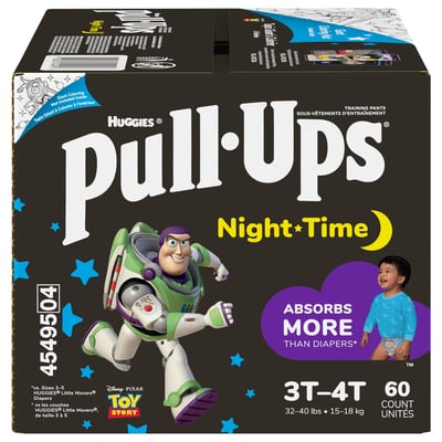 Pull-Ups - Pull-Ups, Disney - Training Pants, Pixar Toy Story, 3T-4T (34-40  lbs) (60 count), Shop