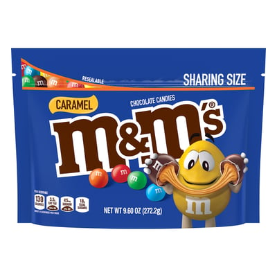 M&M's Caramel Chocolate Candies 272.2g Sharing Size Bag : :  Grocery