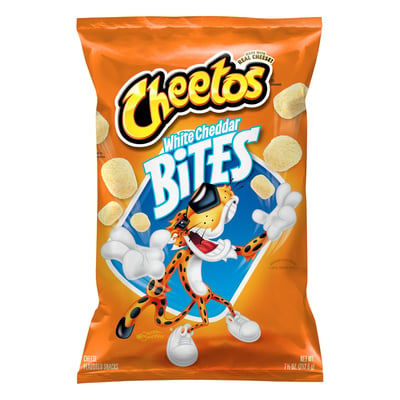 Cheetos White Cheddar Bites Cheese Flavored Snacks, 2.38 oz - Baker's