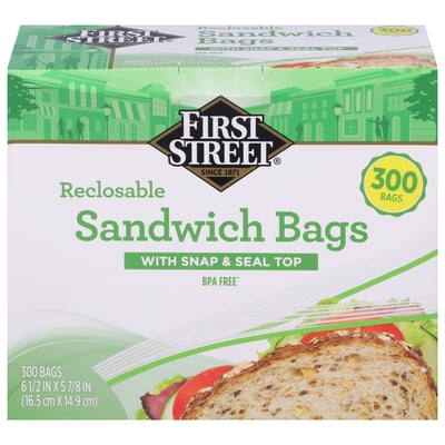 Sandwich Bags - 30ct - Smartly™