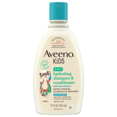 Aveeno - Aveeno, Kids - Shampoo & Conditioner, 2 in 1, Hydrating (12 fl oz), Shop