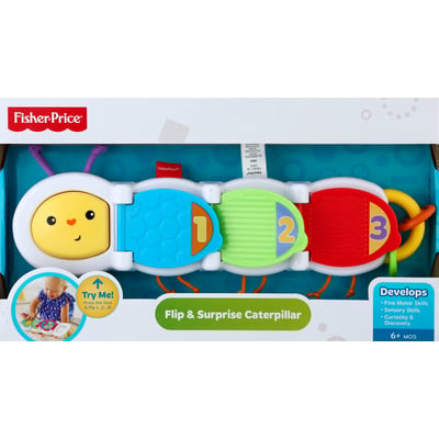 Fisher-Price Panda-Spiegel | Baby-Spielzeug Mit Spiegel & Knisterkörper | Für Buggy & Wickeltasche