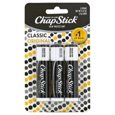 ChapStick - ChapStick, Lip Care, Classic Original (3 count) | Shop | Weis  Markets