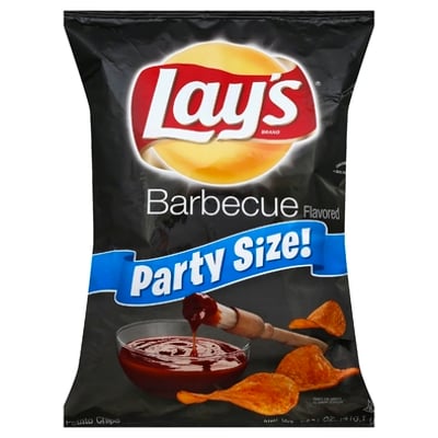 Frito Lay - Lays, Potato Chips, Barbecue Flavored, Party Size! (14.75 ...
