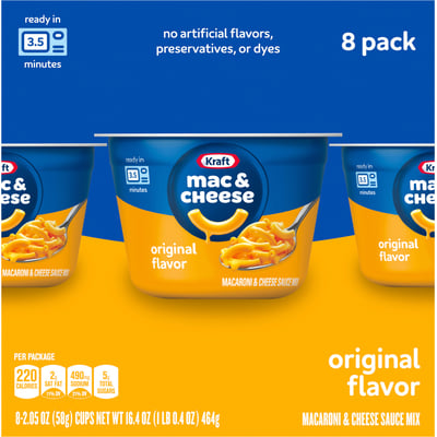 Kraft - Kraft Original Macaroni & Cheese Dinner Microwaveable Cup 8 ...