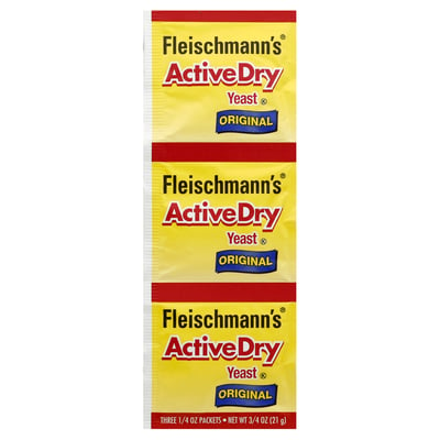 Fleischmanns Fleischmanns Activedry Yeast Original 3 Count Shop Weis Markets