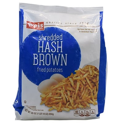 Weis Quality - Weis Quality Fried Potatoes Shredded Hash Brown (30 ...