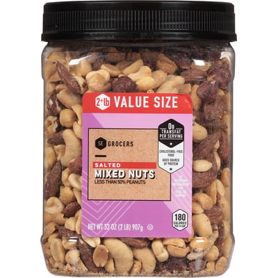 SE Grocers - SE Grocers Value Size Salted Mixed Nuts 32 Ounces (32