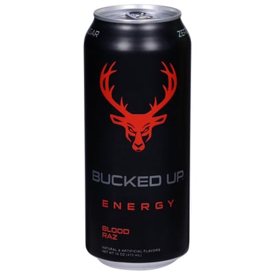 Bucked Up - Bucked Up, Energy Drink, Blood Raz (16 oz) | Shop