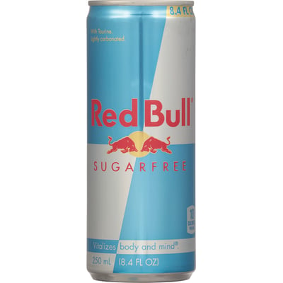 RED BULL Red Bull Sugar Free Drink with Taurine LIghtly Carbonated 8.4 Ounces (8.40 ounces) | Winn-Dixie delivery - available in as little as two hours