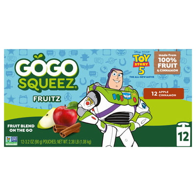 GoGo Squeez - GoGo Squeez, Apple Cinnamon Fruitz (12 count) | Shop