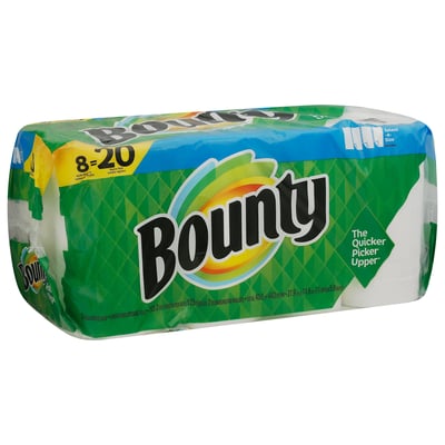 Bounty - Bounty, Paper Towels, Select-A-Size, White, Double Rolls, 2-Ply (6  count), Shop