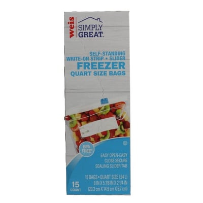 Weis Simply Great - Weis Simply Great Freezer Bag Gallon