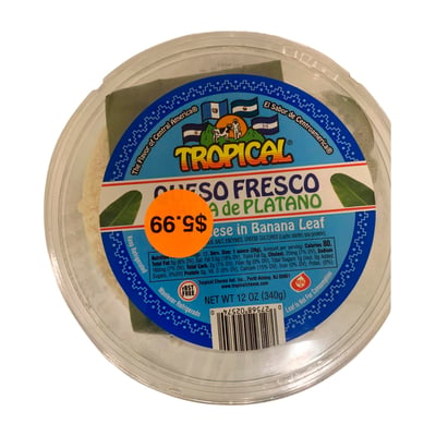 Tropical Cheese, Queso Fresco 12 Oz