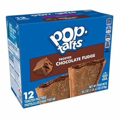 Pop-Tarts - Pop-Tarts, Toaster Pastries - Breakfast Toaster Pastries,  Frosted Chocolate Fudge, Proudly Baked in the USA, 12ct 20.3oz (20.3 oz), Shop