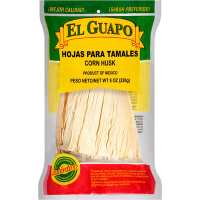  Premium Corn Husks for Tamales, Hojas de Tamal Natural 1 lb :  Grocery & Gourmet Food