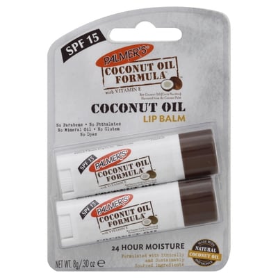 Palmers - Palmers, Coconut Oil Formula - Lip Balm, with Vitamin E, Coconut  Oil, SPF 15 (2 count) | Shop | Weis Markets