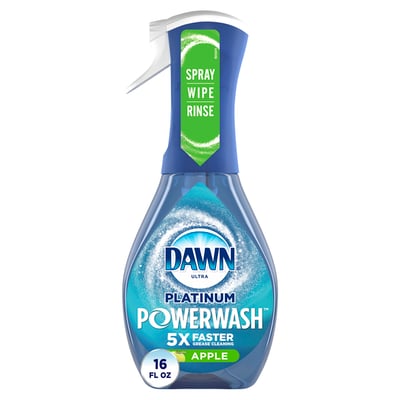 Dawn Ultra Platinum Powerwash Dish Spray, Apple - 473 ml