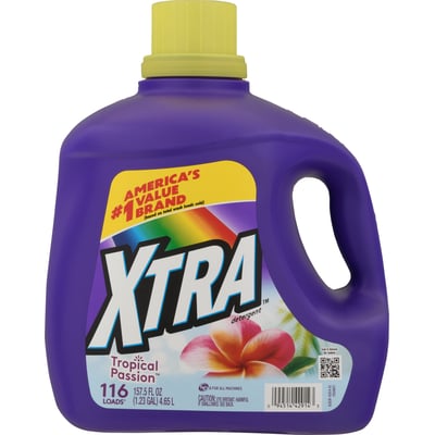  Xtra Liquid Laundry Detergent, Tropical Passion, 75oz