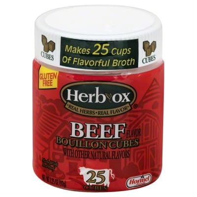 Herb Ox - Herb Ox Bouillon Cubes, Beef Flavor (25 count)