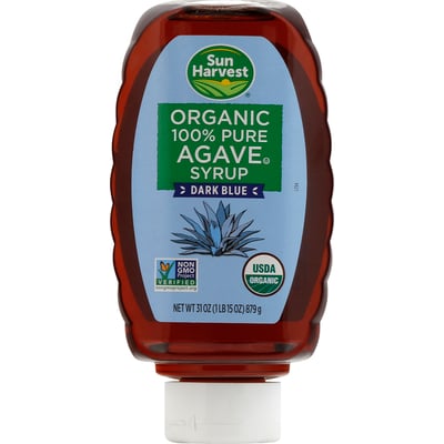 Sun Harvest - Sun Harvest, Agave Syrup, Organic, 100% Pure, Dark