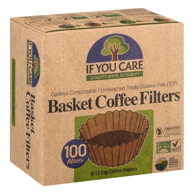 If You Care - If You Care, Coffee Filters, Basket (100 count) | Shop