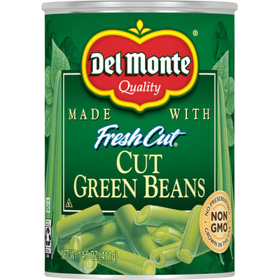 Del Monte - Del Monte, Fresh Cut - Green Beans, Cut (14.5 oz) | Shop ...