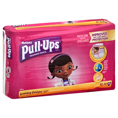 Huggies Pull-Ups Learning Designs Training Pants for Girls, Size 4