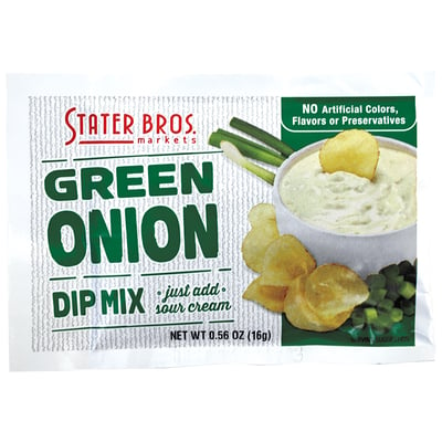 Stater Bros - Stater Bros Dip Mix, Green Onion (0.56 oz), Grocery Pickup &  Delivery