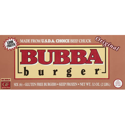 Save on Bubba Burger Beef Chuck Burgers with Jalapeno 1/3 lb ea - 6 ct  Frozen Order Online Delivery