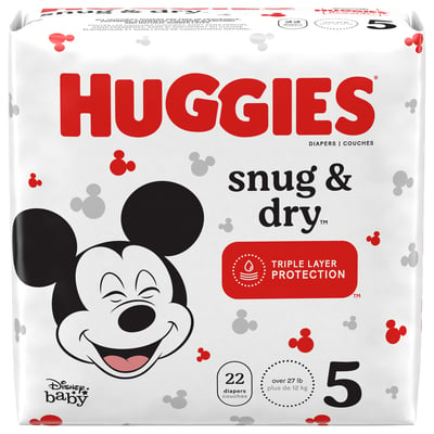 Huggies Size 1 Diapers, Snug & Dry Newborn Diapers, Size 1 (8-14 lbs), 38  Count