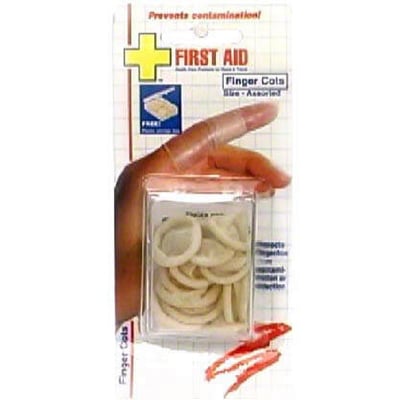 Finger Cots 40 Count Box of Assorted Sizes