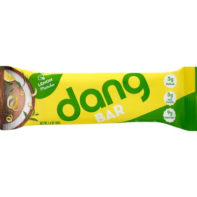 hideレモネードジャーシ Dang Bar - Dang Bar Lemon Matcha Bar Keto 1.4 Ounces (1.40 ounces