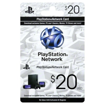 Fremkald Strædet thong indvirkning PlayStation Network - PlayStation Network Network Card, $20 USD | Shop |  Weis Markets