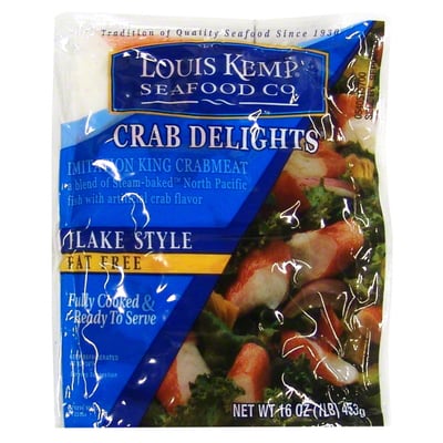 Louis Kemp Seafood - Louis Kemp Seafood, Lobster Delights - Imitation  Lobster Meat, Flake Style (16 oz), Shop