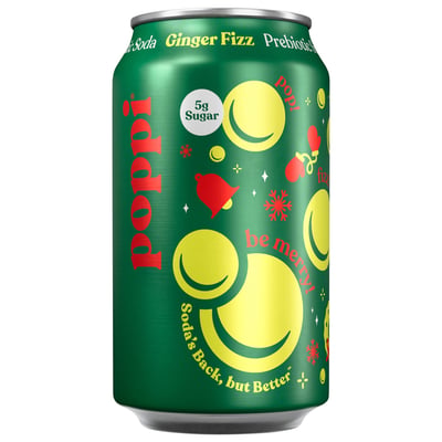 Poppi - Poppi, Ginger Fizz Prebiotic Soda (12 fl oz) | Shop