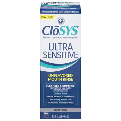 Closys - Closys, Mouth Rinse, Unflavored, Ultra-Sensitive (32 fl oz ...