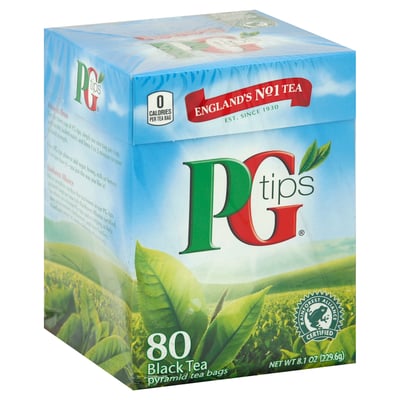 PG Tips Black Tea England's Favorite - 40 Pyramid Tea Bags by PG Tips