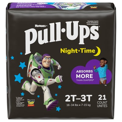 Pull-Ups - Pull-Ups, Night Time - Training Pants, Disney Pixar Toy Story, 2T -3T (16-34 lbs) (21 count), Shop