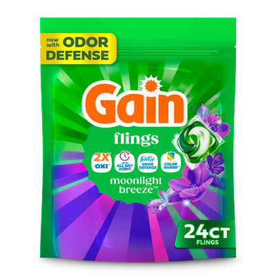 Gain - Gain Flings! 3-In-1 Oxi Boost Moonlight Breeze Scent