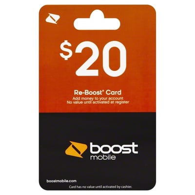 Boost Mobile - Boost Mobile Re-Boost Card, $20 | Shop | Weis Markets