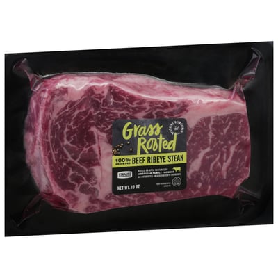100% Grass Fed Beef Ribeye Steak (10 oz)
